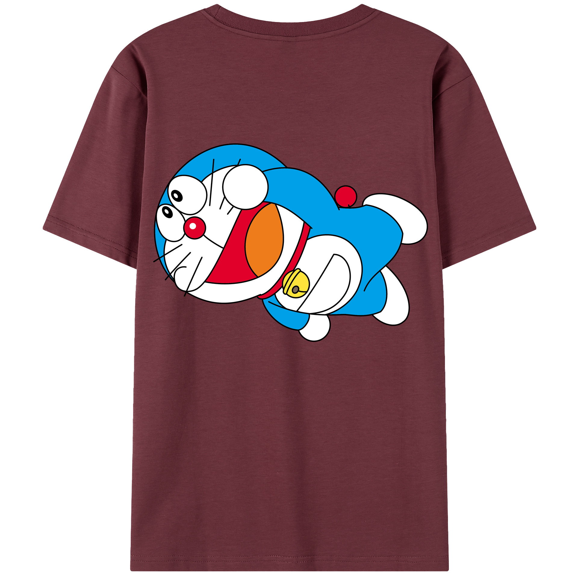 （画像用） ドラえもん Doraemon 綿100％半袖Tシャツ（背面プリント）